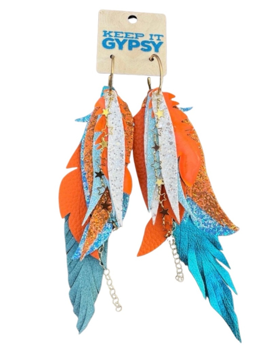 Keep It Gypsy Feather Earrings